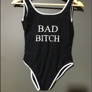 One Piece Graphic Swimsuit